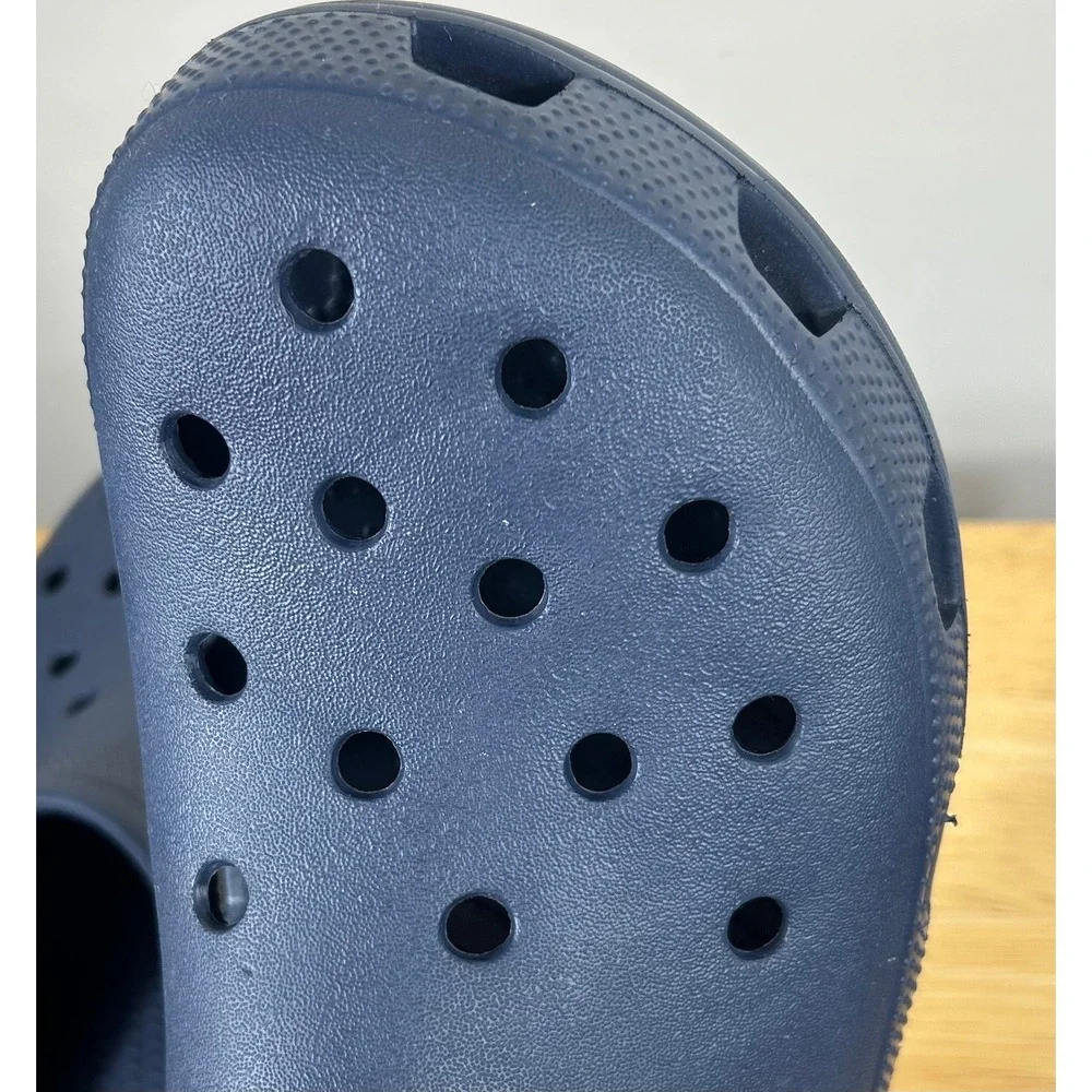 Crocs Classic Clog Mens 16 Navy Blue Comfort Shoes Slip On Sandal Water Friendly